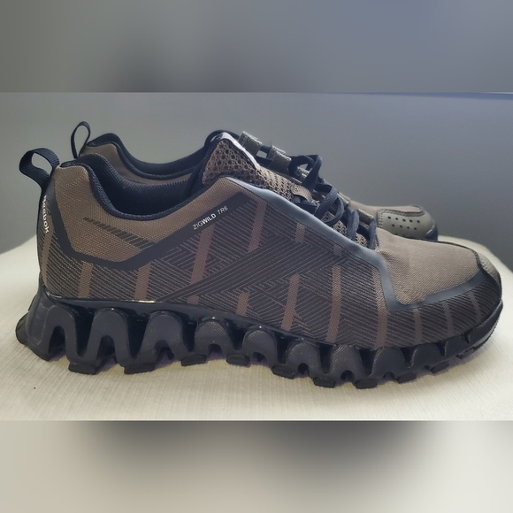 Men's Size 9 Reebok ZigWild Trail 6 Army Green - Picture 4 of 7